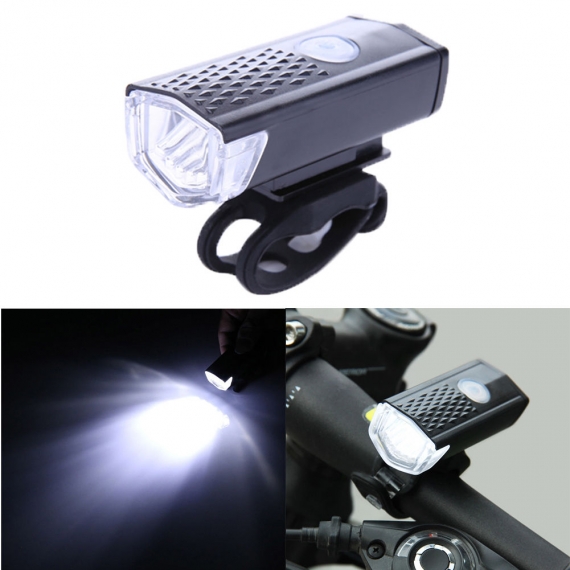 Světlo na kolo přední LED / USB dobíjení